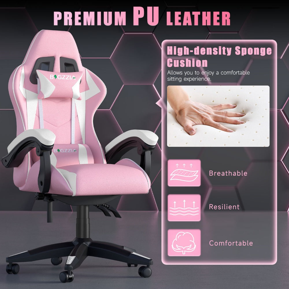 Gaming Chair with Adjustable Height, Wheels, 130kg, Metal - product gallery image 16