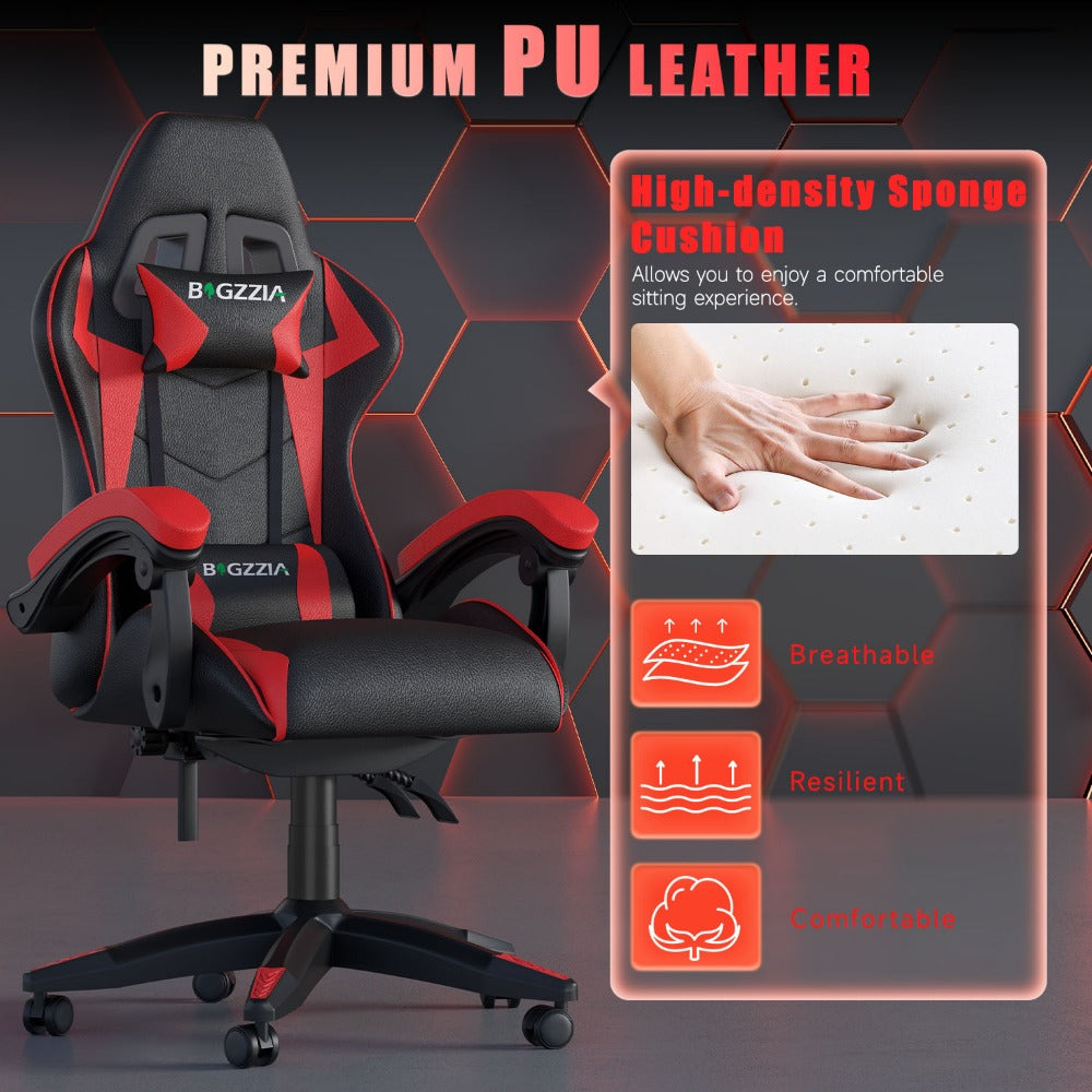 Gaming Chair with Adjustable Height, Wheels, 130kg, Metal - product gallery image 29