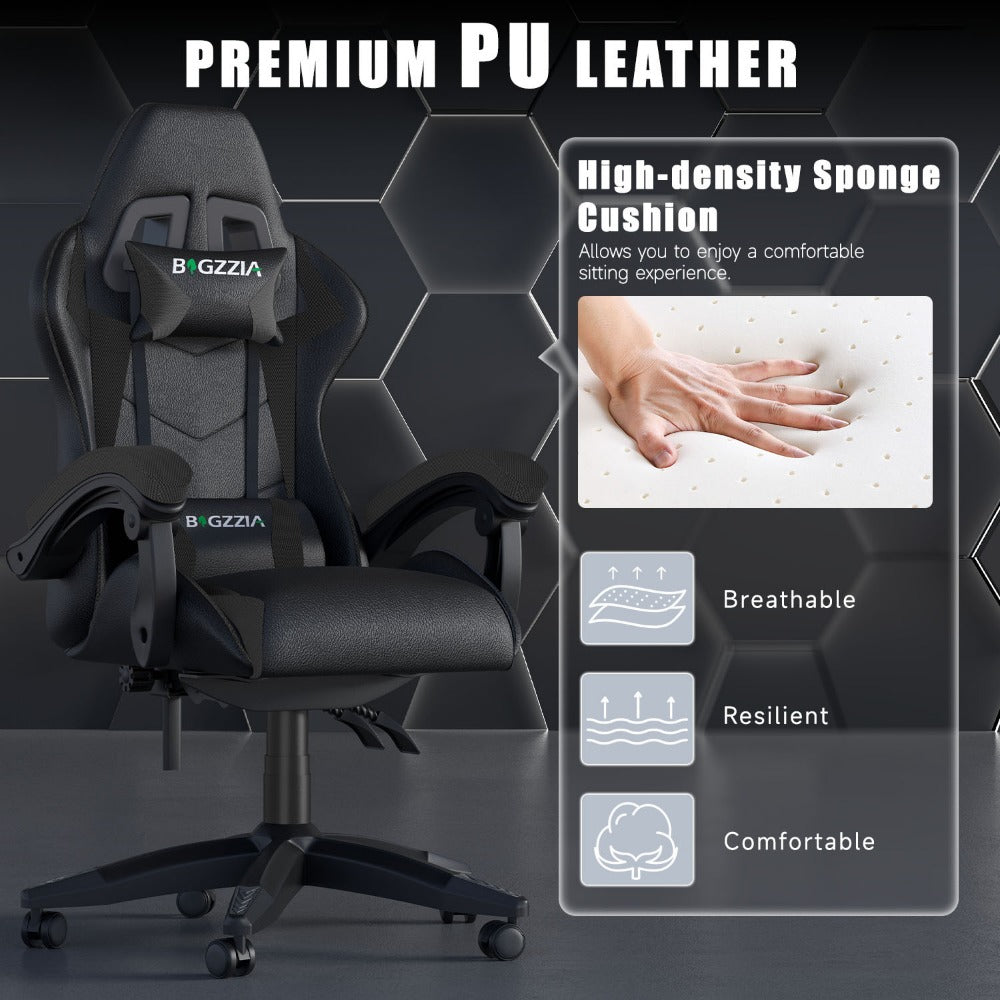 Gaming Chair with Adjustable Height, Wheels, 130kg, Metal - product gallery image 42
