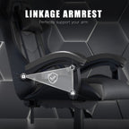 Gaming Chair with Adjustable Height, Wheels, 130kg, Metal - product gallery image 45