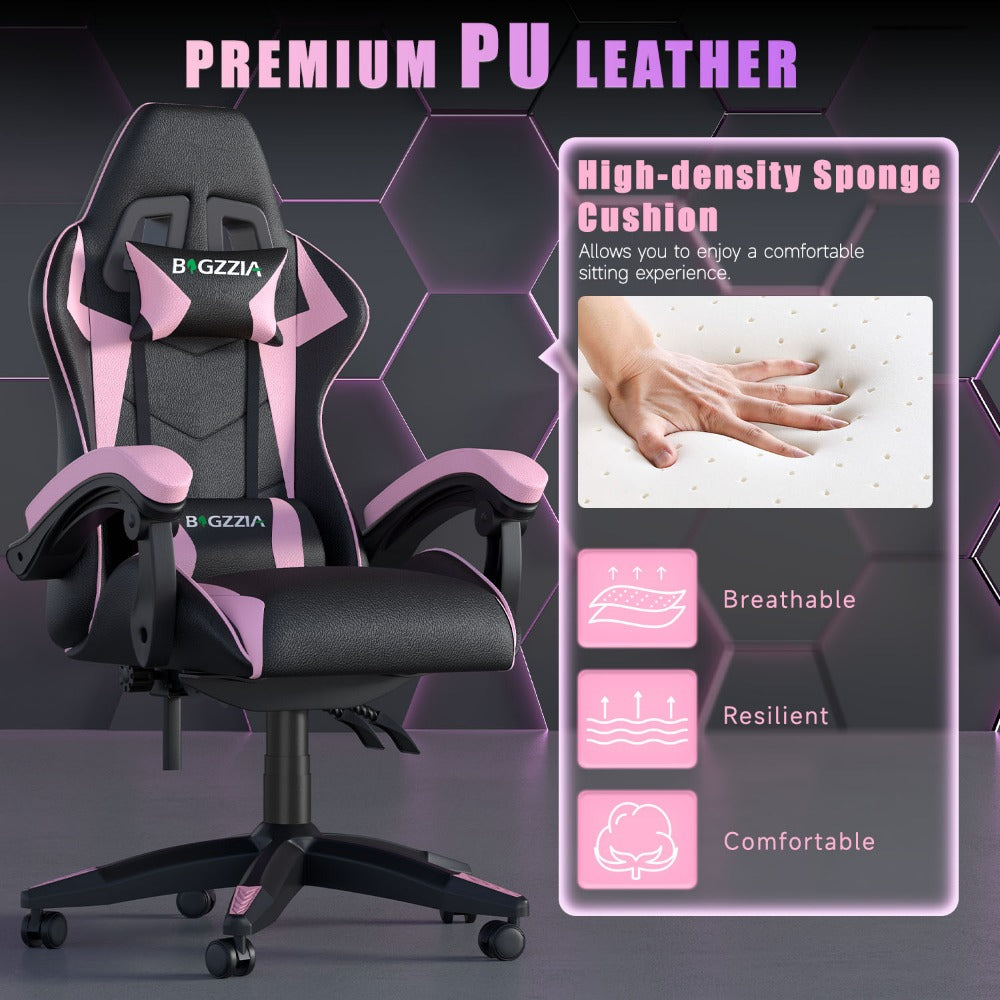 Gaming Chair with Adjustable Height, Wheels, 130kg, Metal - product gallery image 56