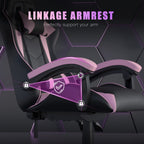 Gaming Chair with Adjustable Height, Wheels, 130kg, Metal - product gallery image 59