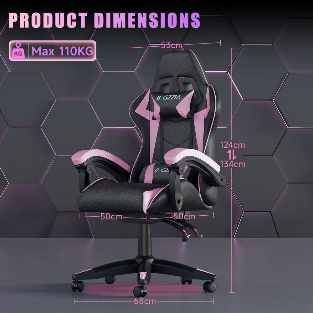 Gaming Chair with Adjustable Height, Wheels, 130kg, Metal - product gallery image 60