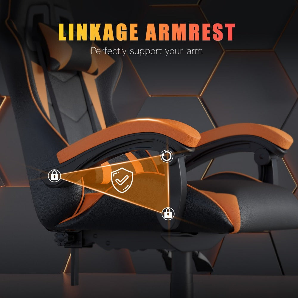 Gaming Chair with Adjustable Height, Wheels, 130kg, Metal - product gallery image 66