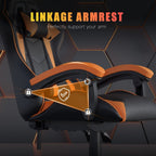 Gaming Chair with Adjustable Height, Wheels, 130kg, Metal - product gallery image 66