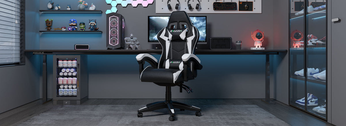 Gaming Chair with Adjustable Height, Wheels, 130kg, Metal - product gallery image 78