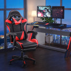 Gaming Chair with Lumbar Support, Easy Assembly, Metal - product gallery image 5
