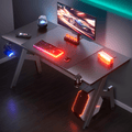 Gaming Desk with Foldable, 50 cm, Cup Holder Headphone Hook A-Shaped Carbon - 60T x 120B x 74H cm option