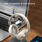Gaming Headphone Wireless Over-Ear Headphones Microphone with Memory Foam - product gallery image 7