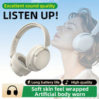 Gaming Headphone Wireless Over-Ear Headphones Microphone with Memory Foam