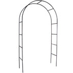 Garden Arch with 2.4m, Metal, 2.4m Gardern Arch, 2.4m Heavy Duty Metal Rose Powder - product gallery image 7
