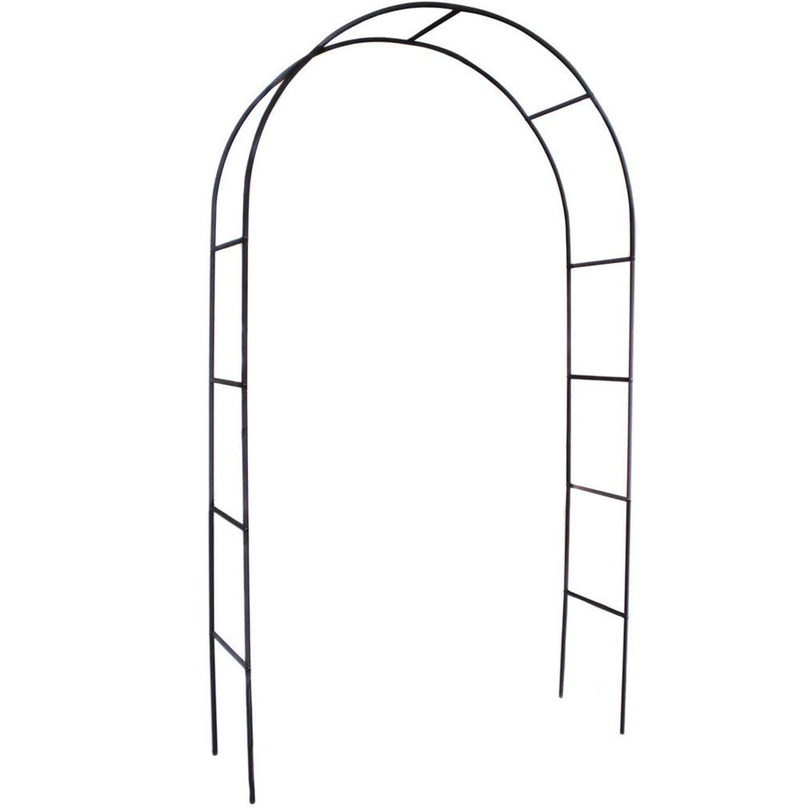 Garden Arch with 2.4m, Metal, 2.4m Gardern Arch, 2.4m Heavy Duty Metal Rose Powder - product gallery image 7