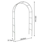 Garden Arch with Green Climbing Plants, Roses Clematis Outdoor - product gallery image 9