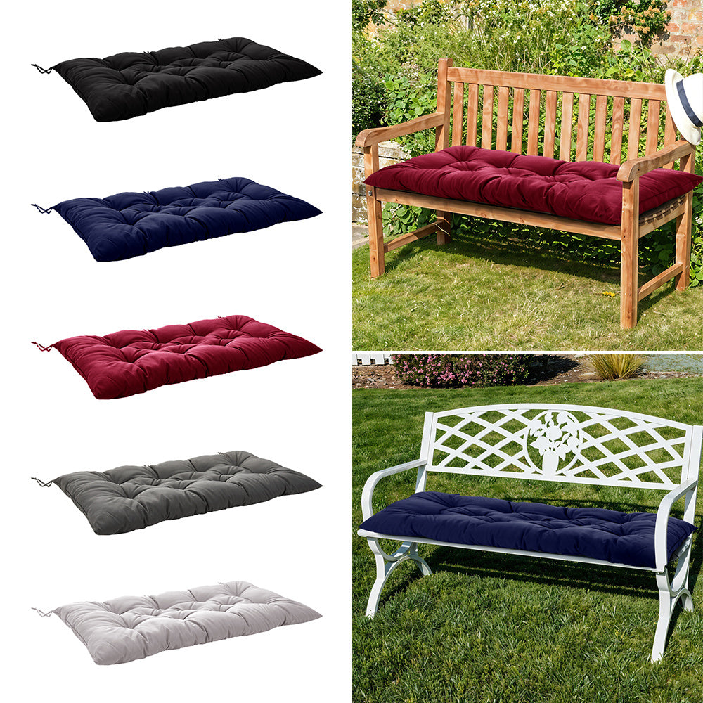 Garden Bench Cushion with Water-Resistant, 100cm, 120cm, Metal - product gallery image 18
