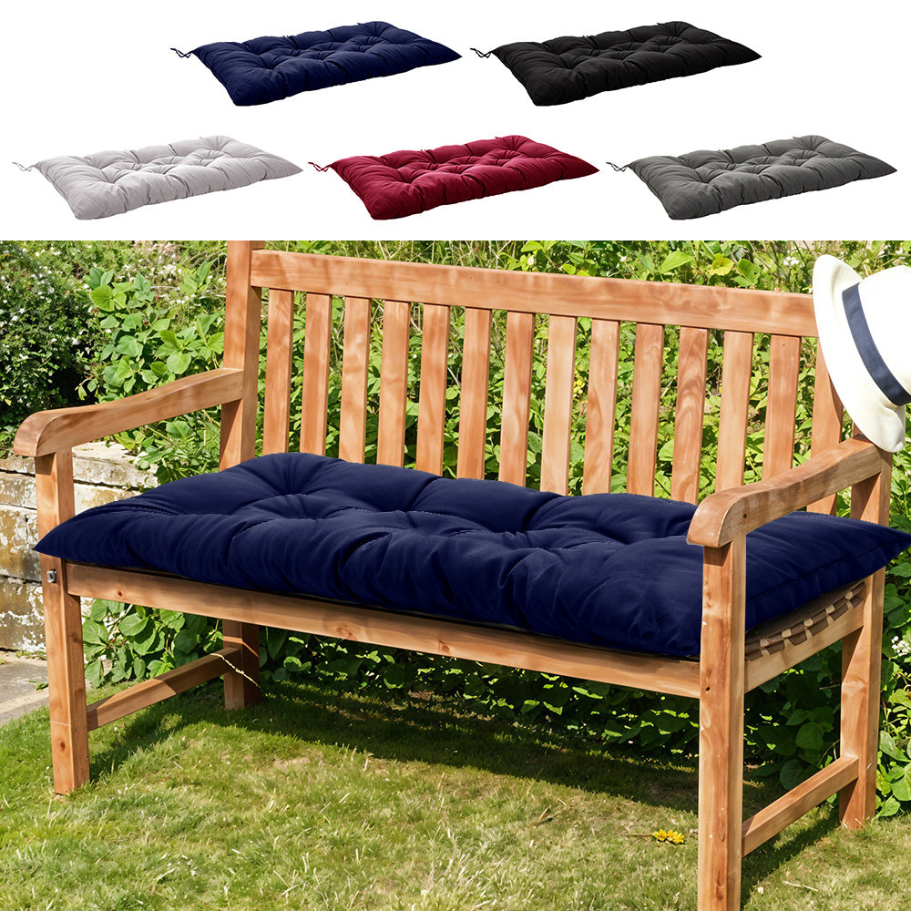 Garden Bench Cushion with Water-Resistant, 100cm, 120cm, Metal - product gallery image 19