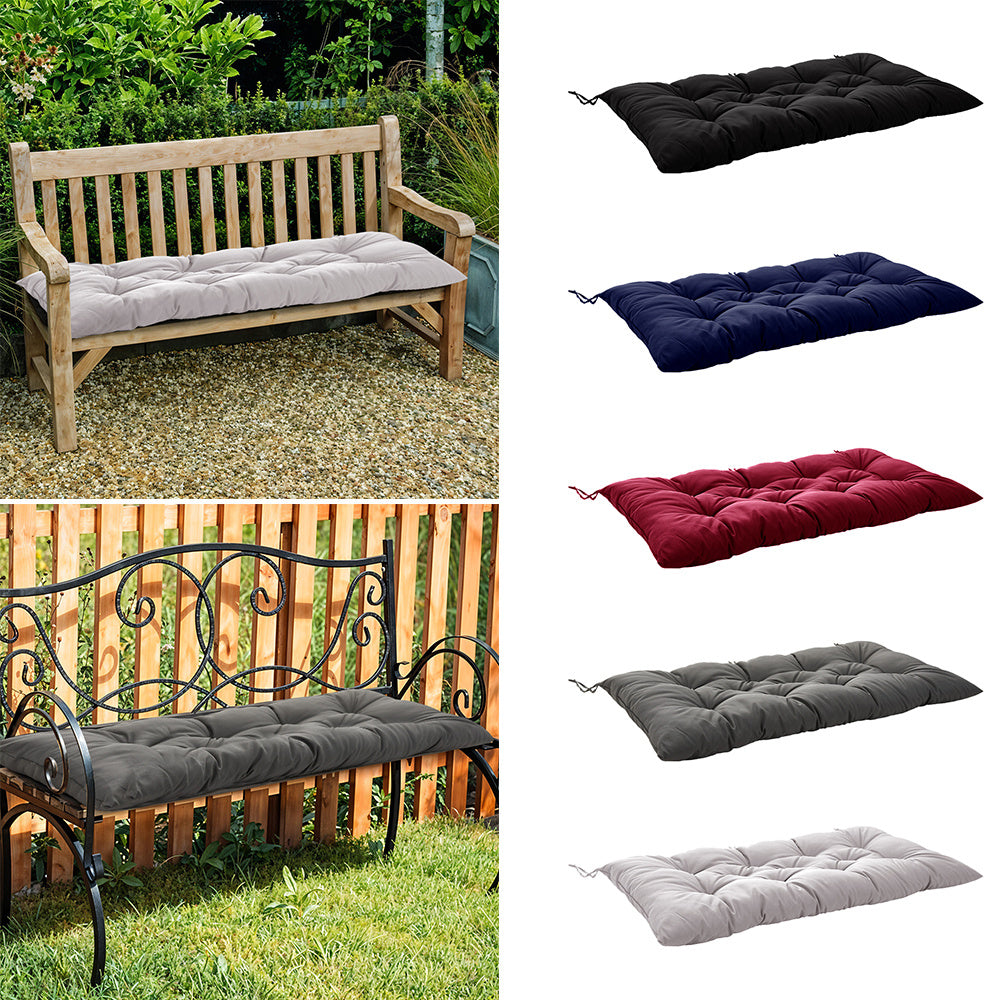 Garden Bench Cushion with Water-Resistant, 100cm, 120cm, Metal - product gallery image 20