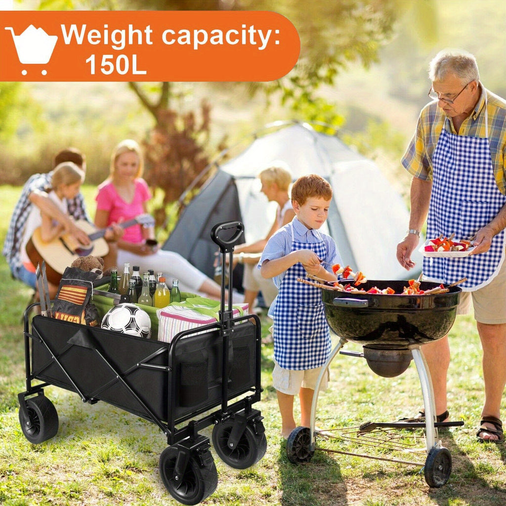 Garden Cart with Foldable, Wheels, 200kg, Wheel Heavy Duty Large Capacity Utility - product gallery image 11