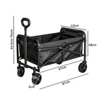 Garden Cart with Foldable, Wheels, 200kg, Wheel Heavy Duty Large Capacity Utility - product gallery image 4