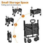 Garden Cart with Foldable, Wheels, 200kg, Wheel Heavy Duty Large Capacity Utility - product gallery image 5