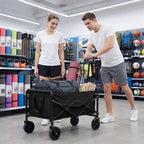 Garden Cart with Foldable, Wheels, 200kg, Wheel Heavy Duty Large Capacity Utility - product gallery image 8