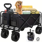 Garden Cart with Foldable, Wheels, 200kg, Wheel Heavy Duty Large Capacity Utility - product gallery image 9