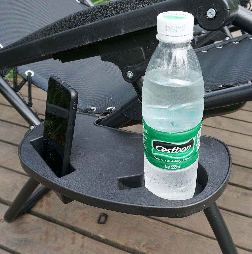 Garden Chair with Foldable, Zero Gravity Chairs of Cup Phone - product gallery image 12