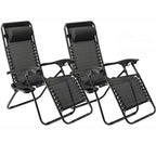 Garden Chair with Foldable, Zero Gravity Chairs of Cup Phone - product gallery image 2