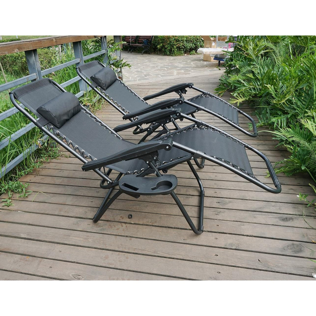 Garden Chair with Foldable, Zero Gravity Chairs of Cup Phone - product gallery image 8