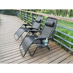 Garden Chair with Foldable, Zero Gravity Chairs of Cup Phone - product gallery image 9