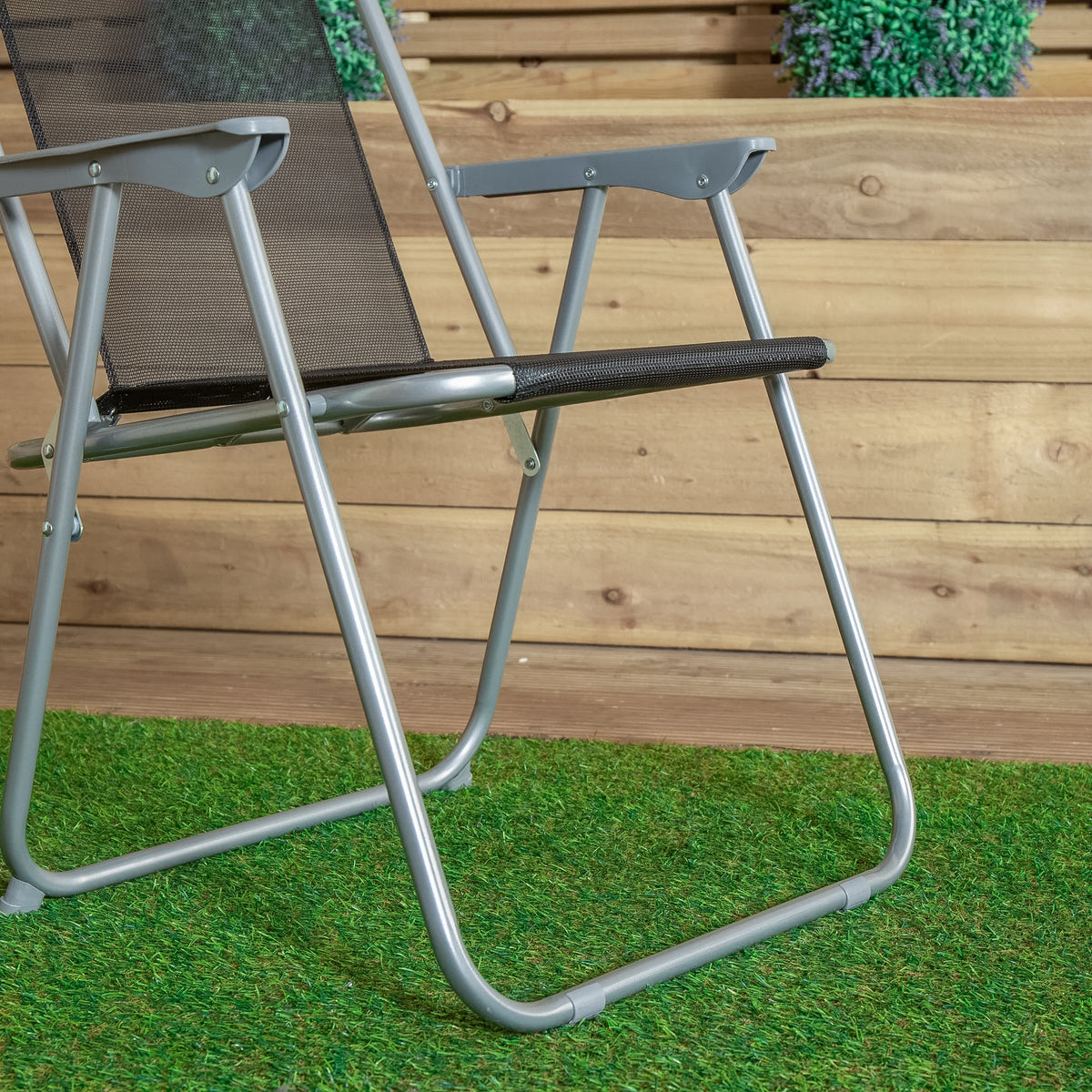 Garden Chair with Space-Saving, Foldable, Metal, SA-CHAIR1_2PACK - product gallery image 8