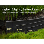 Garden Edging with 10m, 20m, Wood, Border 10m 20m No-Dig Flexible Plastic - product gallery image 12