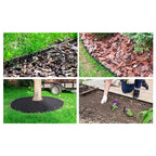 Garden Edging with 10m, 20m, Wood, Border 10m 20m No-Dig Flexible Plastic - product gallery image 15