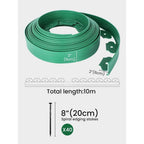 Garden Edging with 10m, 20m, Wood, Border 10m 20m No-Dig Flexible Plastic - product gallery image 3