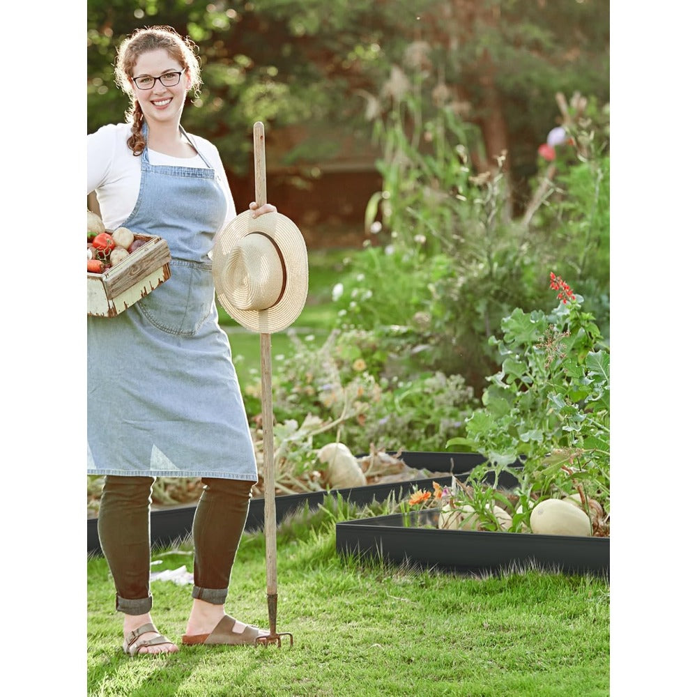 Garden Edging with 10m, 20m, Wood, Border 10m 20m No-Dig Flexible Plastic - product gallery image 9