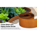 Garden Edging with 15cm, 5m, Metal, 15cm x 5m × 0.3mm - product gallery image 10