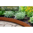 Garden Edging with 15cm, 5m, Metal, 15cm x 5m × 0.3mm - product gallery image 14