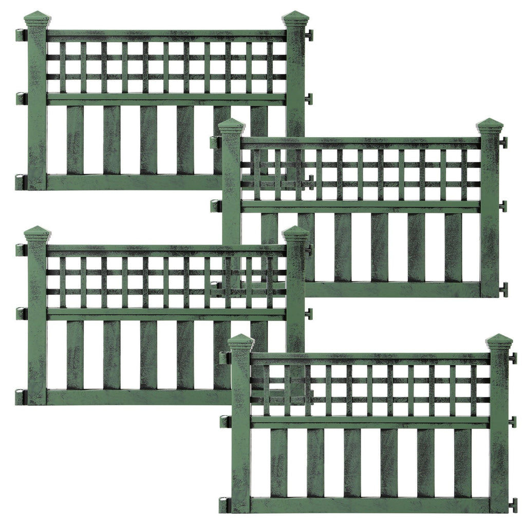Garden Fence Panel with 240cm, Plastic, Pack of 4 for gardens and patios - product gallery image 12