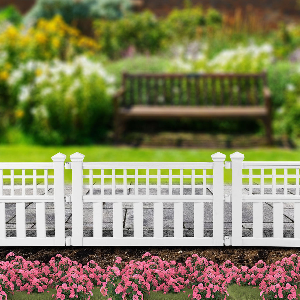 Garden Fence Panel with 240cm, Plastic, Pack of 4 for gardens and patios - product gallery image 17