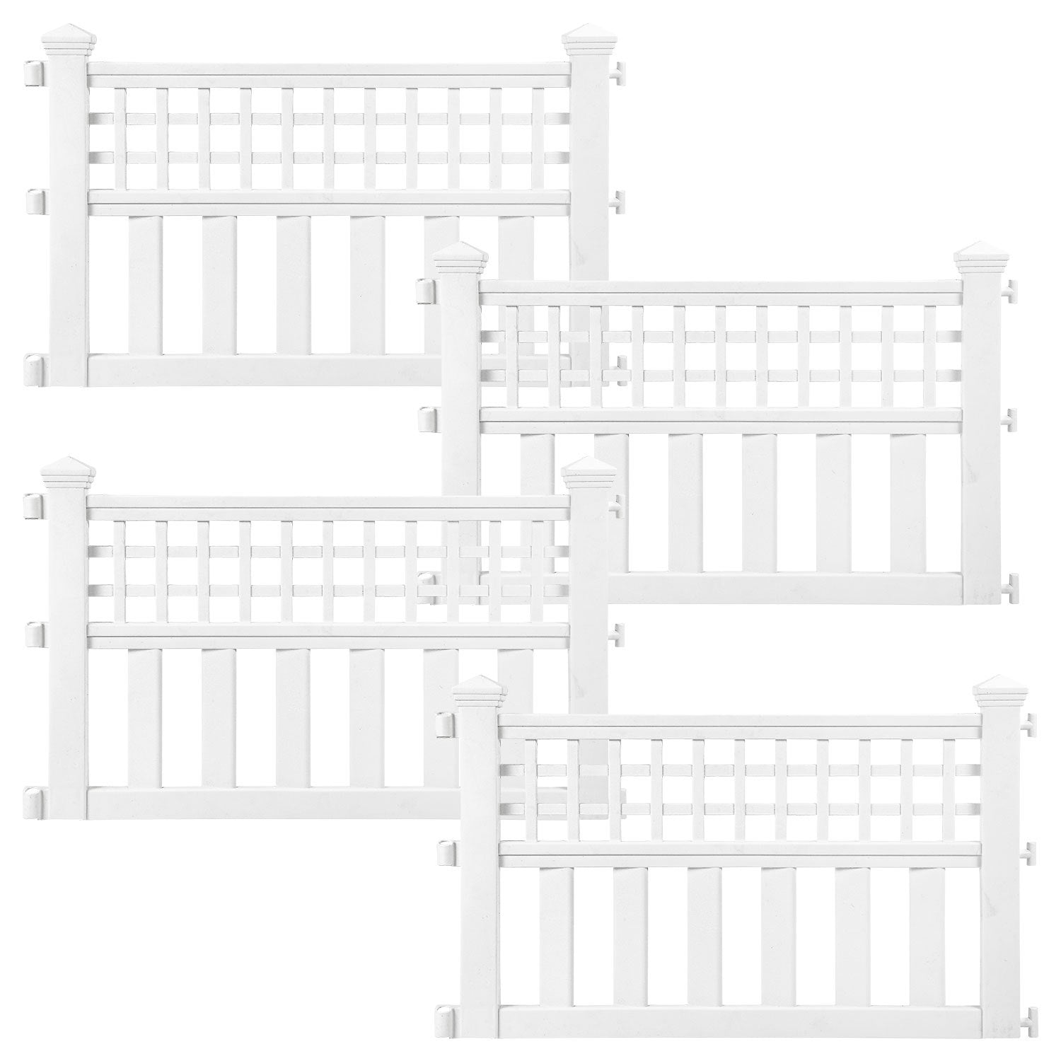 Garden Fence Panel with 240cm, Plastic, Pack of 4 for gardens and patios - product gallery image 19