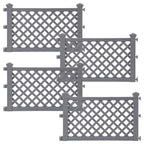 Garden Fence Panel with 240cm, Plastic, Pack of 4 for gardens and patios - product gallery image 26