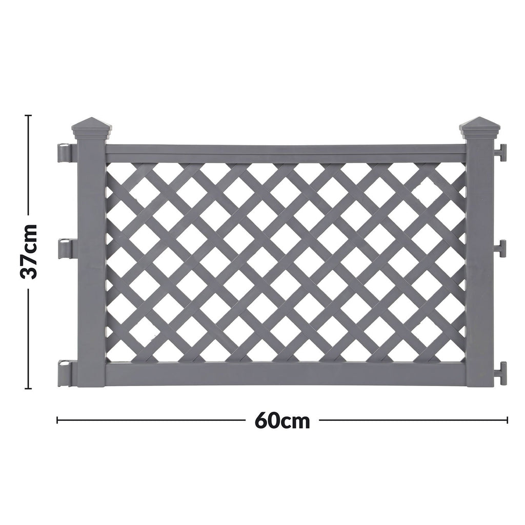 Garden Fence Panel with 240cm, Plastic, Pack of 4 for gardens and patios - product gallery image 28