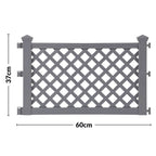 Garden Fence Panel with 240cm, Plastic, Pack of 4 for gardens and patios - product gallery image 28