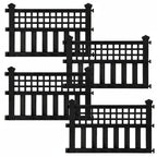 Garden Fence Panel with 240cm, Plastic, Pack of 4 for gardens and patios - product gallery image 31