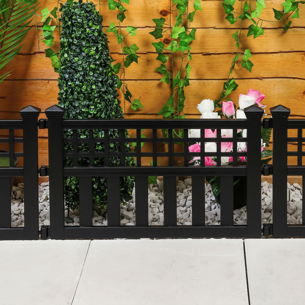 Garden Fence Panel with 240cm, Plastic, Pack of 4 for gardens and patios - product gallery image 32