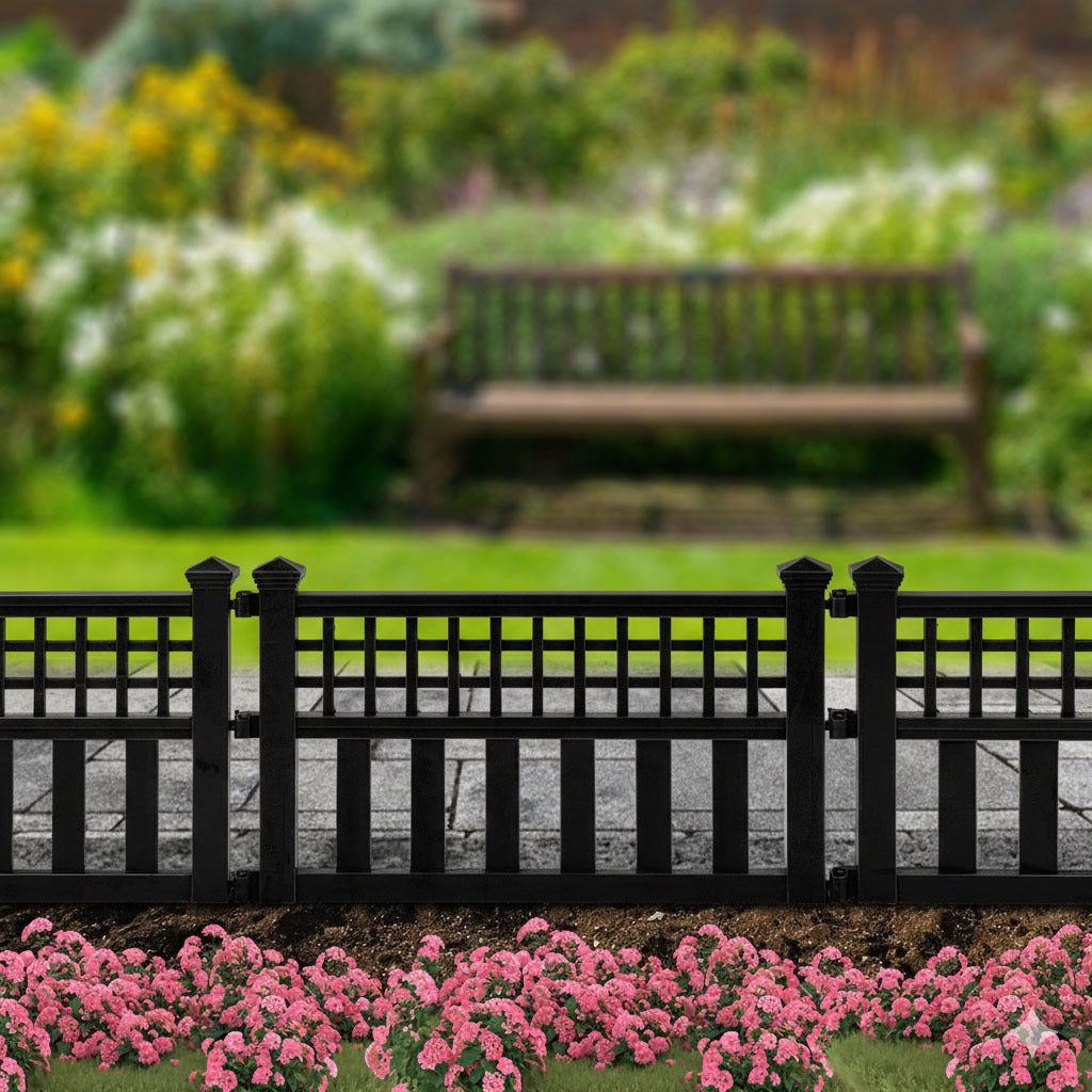 Garden Fence Panel with 240cm, Plastic, Pack of 4 for gardens and patios - product gallery image 33