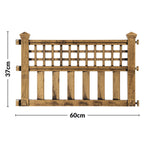 Garden Fence Panel with 240cm, Plastic, Pack of 4 for gardens and patios - product gallery image 7