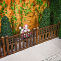 Garden Fence Panel with 240cm, Plastic, Pack of 4 for gardens and patios