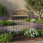 Garden Fence Panels & Edging with Foldable, Metal, 10 Pack - product gallery image 8