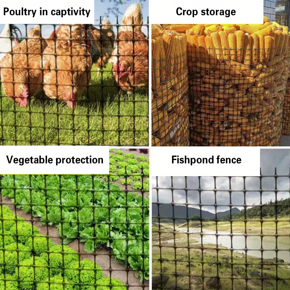 Garden Fencing & Netting with 1m, 10m, Plastic, 1M*10M - product gallery image 6