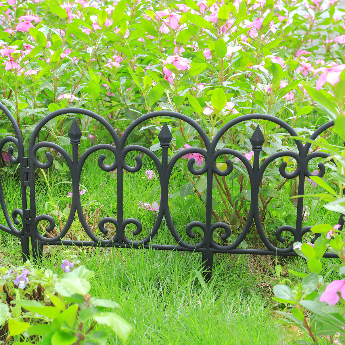 Garden Fencing with Waterproof, Lockable, Plastic, 6 Pack, 60x33cm - product gallery image 2